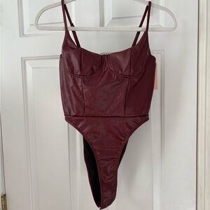 Red Bodysuit One Piece